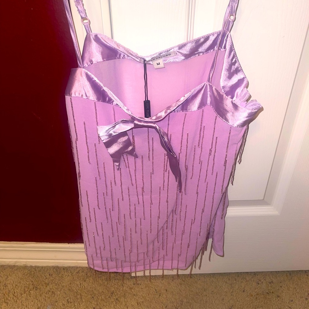 NWT Peppe Peluso bejeweled top